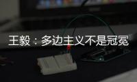 王毅�：多边主义不是冠冕堂皇的口号	
，更不能成为推行单边行径的包装