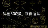 科创500强
，来自这些城市和省份！