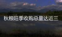 秋粮旺季收购总量达近三年来最高水平