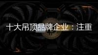 十大吊顶品牌企业	：注重产品创新 创新营销模式
