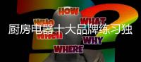 厨房电器十大品牌练习独特的技巧，谱写新篇章