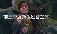 前三季度新设经营主体2480.8万户