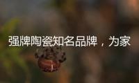 强牌陶瓷知名品牌，为家居添加几何素色色彩