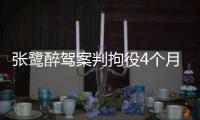 张鹭醉驾案判拘役4个月+罚款1万 表态不上诉