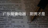 广东爱妻电器�：厨房才是生活的秀场