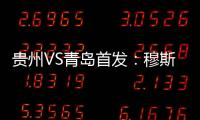 贵州VS青岛首发
：穆斯利单箭头 刘健前腰外援冲锋