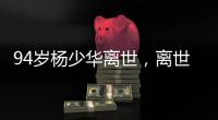 94岁杨少华离世�，离世当天还参加活动
，最后露面骨瘦嶙峋没精神