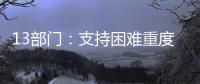 13部门
：支持困难重度残疾人家庭进行无障碍改造
