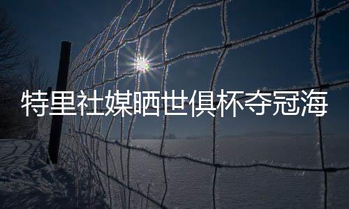 老队长特里社媒晒出夺冠海报