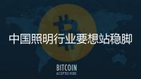 中国照明行业要想站稳脚跟 需从产品着手
