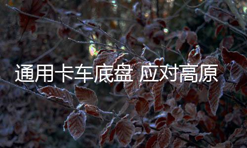 通用其底盘各不相同